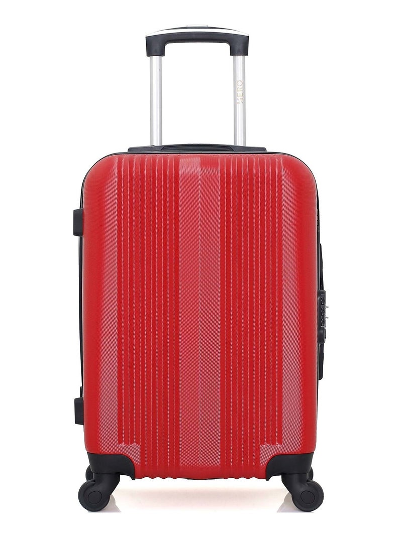 HERO - Valise Cabine LIPARI 55 cm 4 Roues Rouge - Kiabi