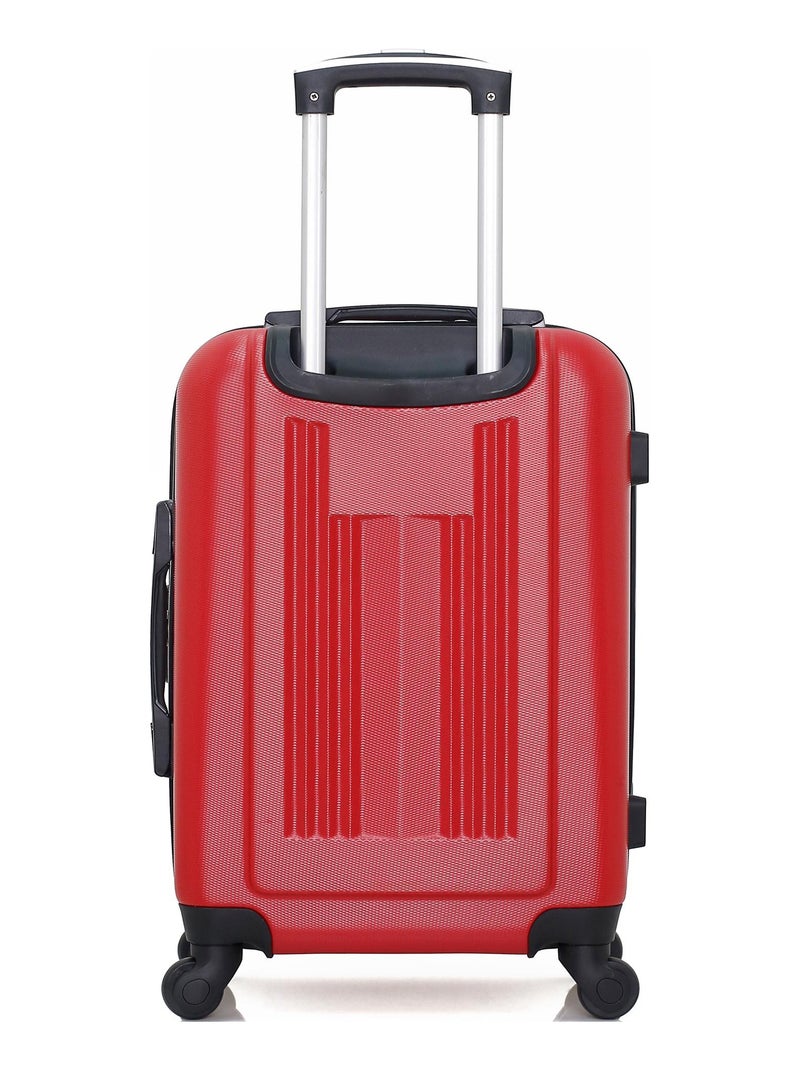 HERO - Valise Cabine LIPARI 55 cm 4 Roues Rouge - Kiabi