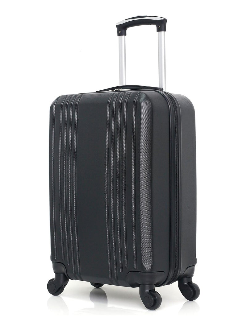 HERO - Valise Cabine RIF 55 cm 4 Roues Noir - Kiabi