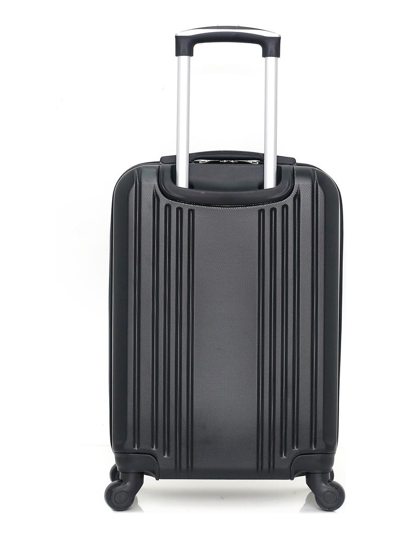 HERO - Valise Cabine RIF 55 cm 4 Roues Noir - Kiabi