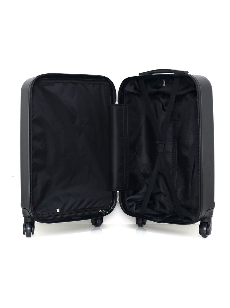 HERO - Valise Cabine RIF 55 cm 4 Roues Noir - Kiabi