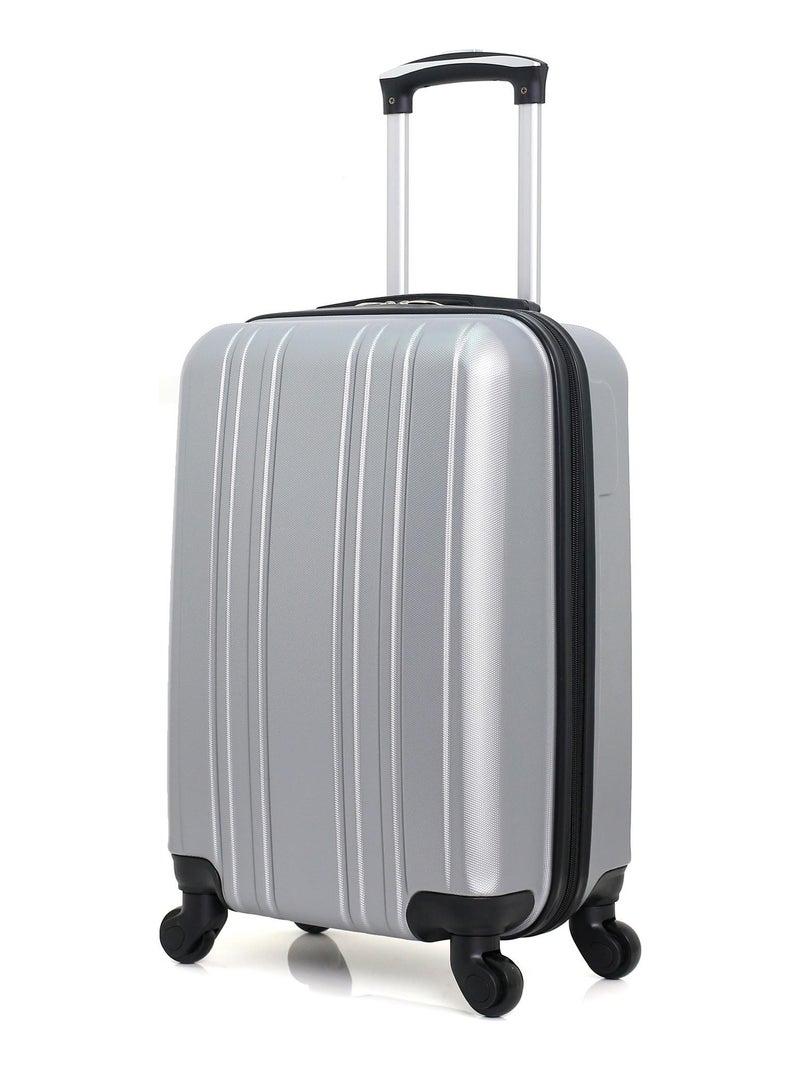 HERO - Valise Cabine STROMBOLI 55 cm 4 Roues Gris - Kiabi
