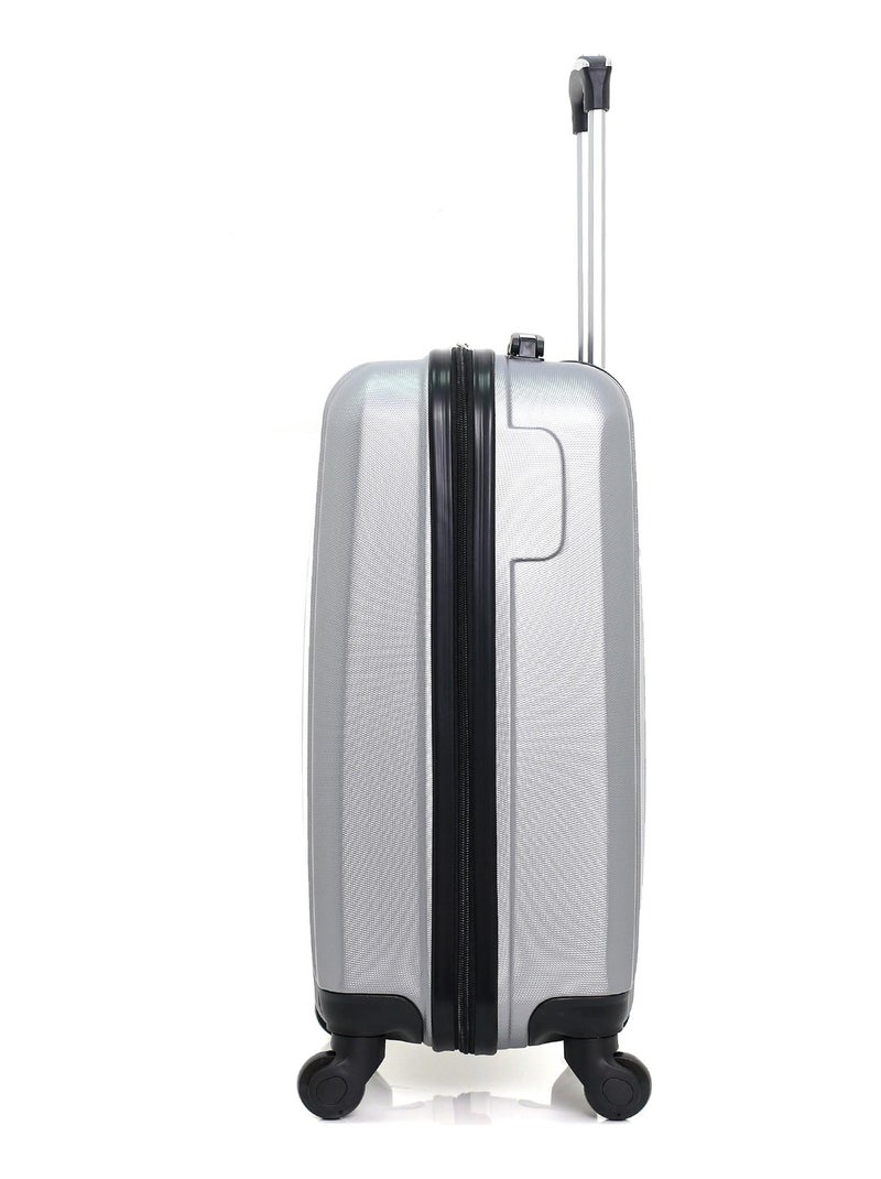 HERO - Valise Cabine STROMBOLI 55 cm 4 Roues Gris - Kiabi