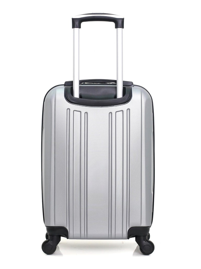 HERO - Valise Cabine STROMBOLI 55 cm 4 Roues Gris - Kiabi