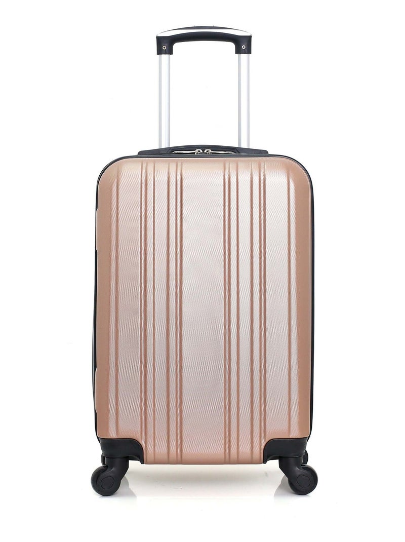 HERO - Valise Cabine STROMBOLI 55 cm 4 Roues Rose clair - Kiabi