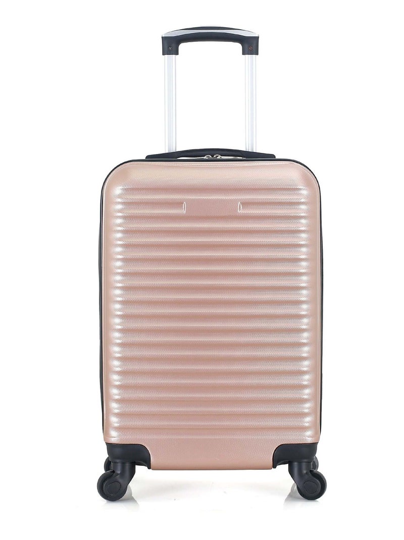 HERO - Valise Cabine TANGRA 55 cm 4 Roues Rose clair - Kiabi