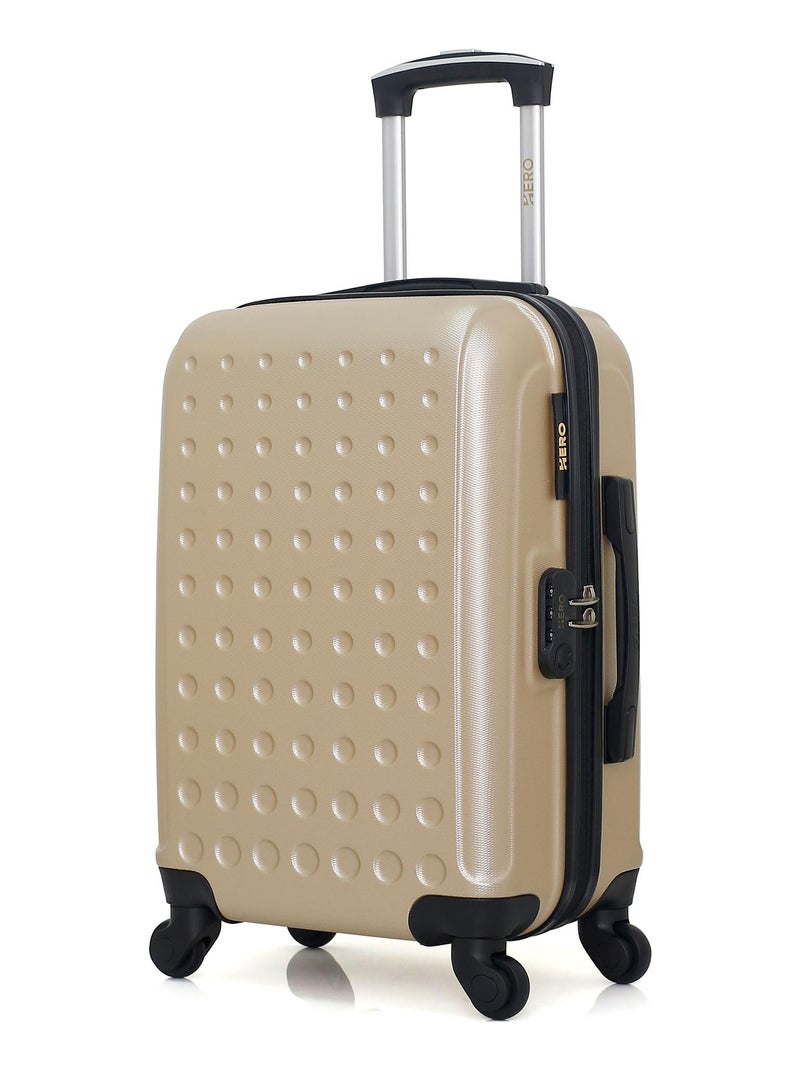 HERO - Valise Cabine TAURUS 55 cm 4 Roues Beige - Kiabi