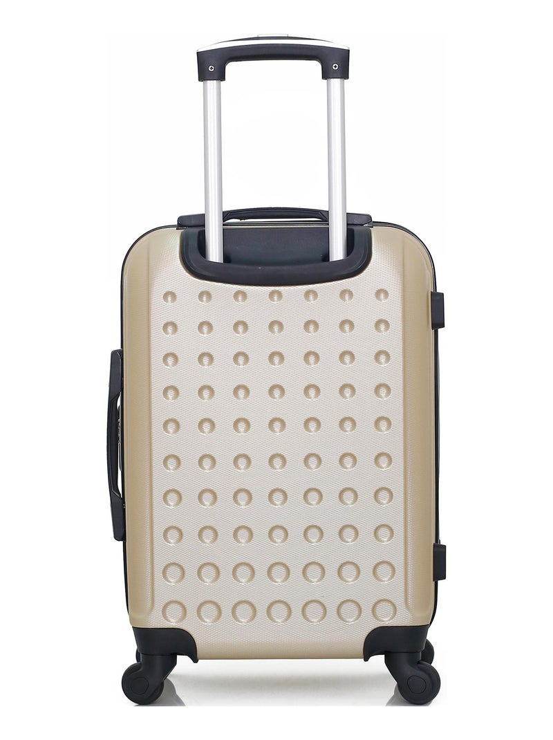 HERO - Valise Cabine TAURUS 55 cm 4 Roues Beige - Kiabi
