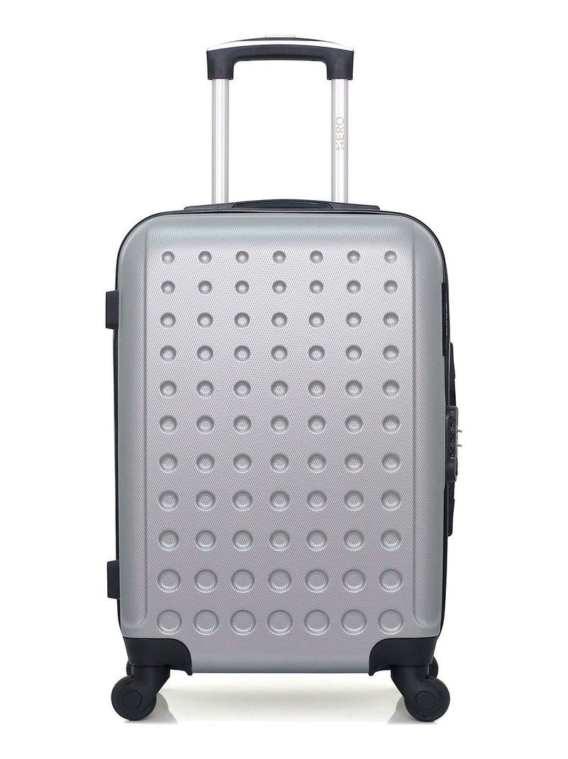 HERO - Valise Cabine TAURUS 55 cm 4 Roues Gris - Kiabi