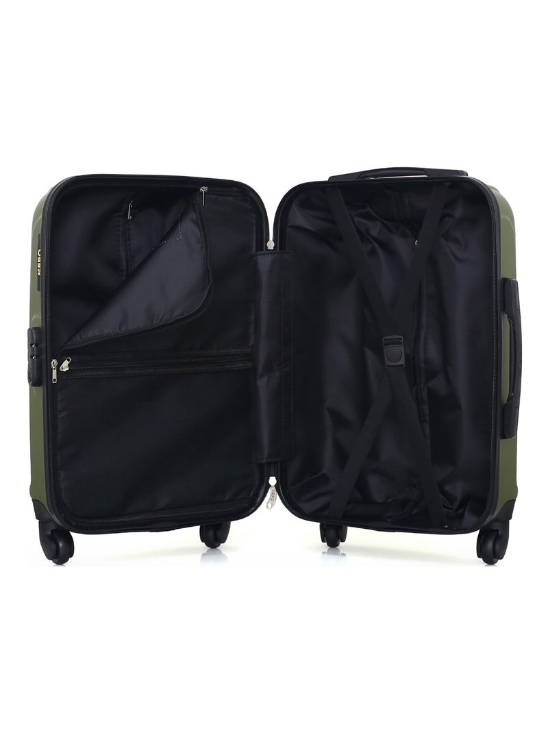 HERO - Valise Cabine TAURUS 55 cm 4 Roues Kaki - Kiabi