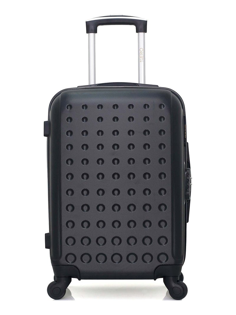 HERO - Valise Cabine TAURUS 55 cm 4 Roues Noir - Kiabi