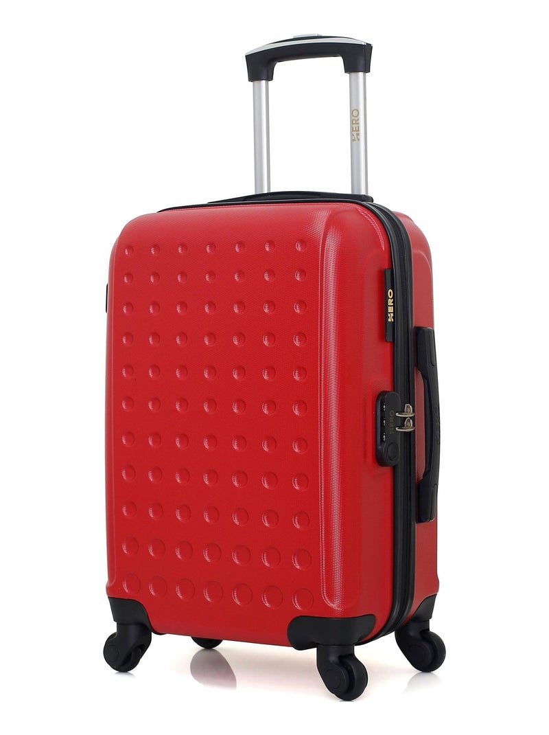 HERO - Valise Cabine TAURUS 55 cm 4 Roues Rouge - Kiabi