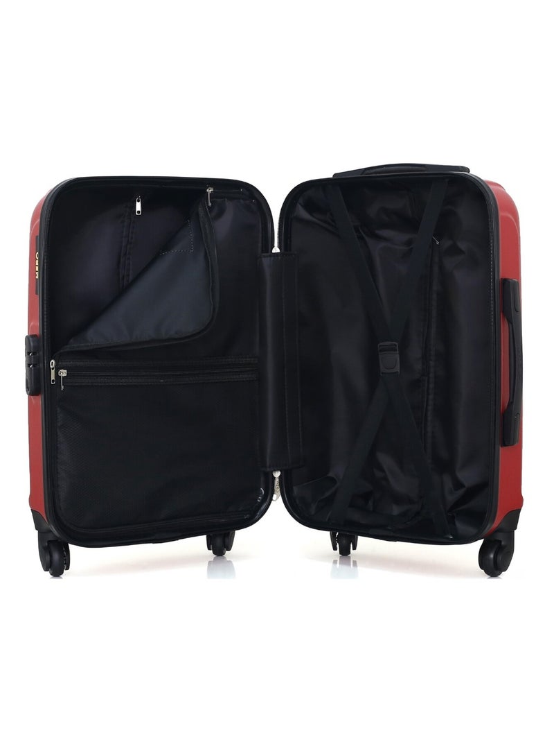 HERO - Valise Cabine TAURUS 55 cm 4 Roues Rouge - Kiabi