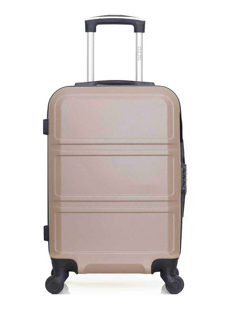 HERO - Valise Cabine UTAH 55 cm 4 Roues Beige - Kiabi