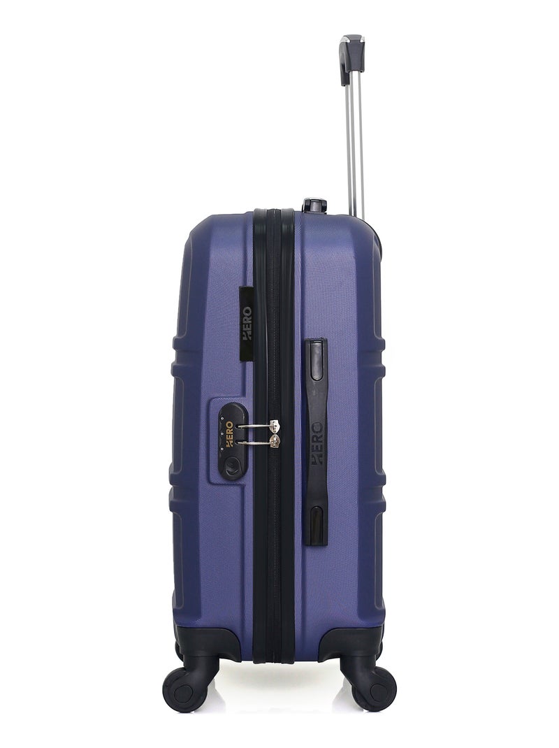 HERO - Valise Cabine UTAH 55 cm 4 Roues Bleu Bleu marine - Kiabi