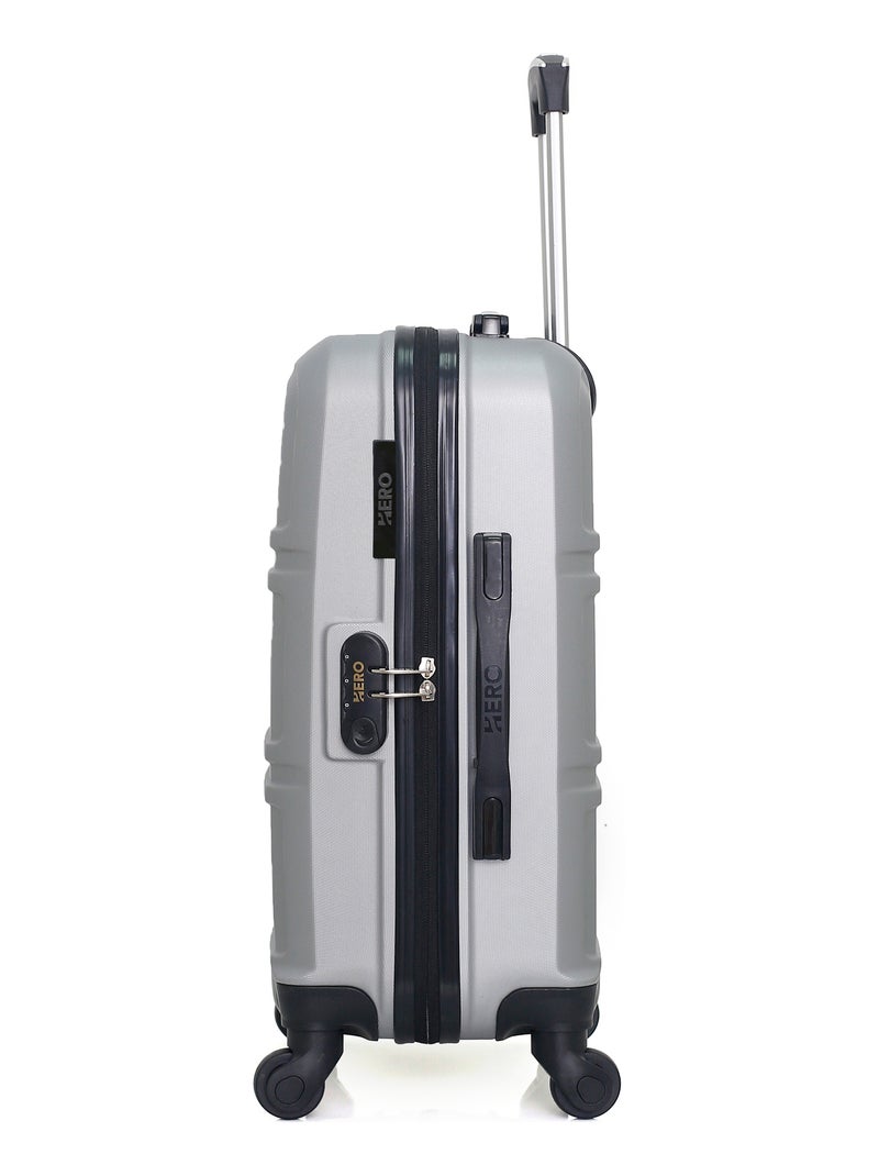 HERO - Valise Cabine UTAH 55 cm 4 Roues Gris - Kiabi