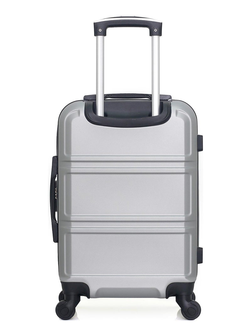 HERO - Valise Cabine UTAH 55 cm 4 Roues Gris - Kiabi