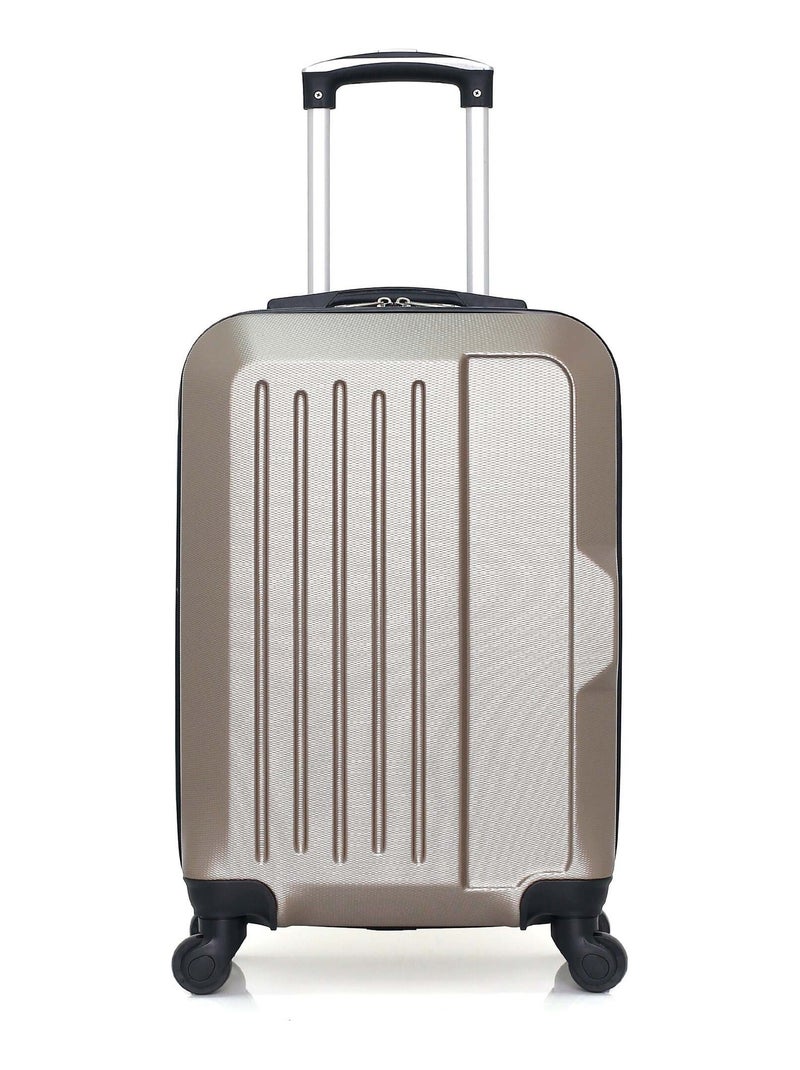HERO - Valise Cabine VESUVIO 55 cm 4 Roues Beige - Kiabi
