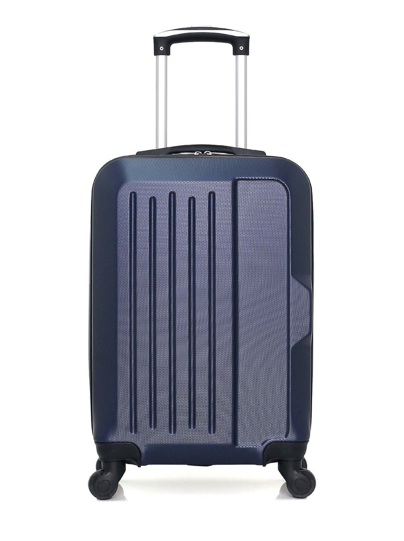 HERO - Valise Cabine VESUVIO 55 cm 4 Roues Bleu marine - Kiabi