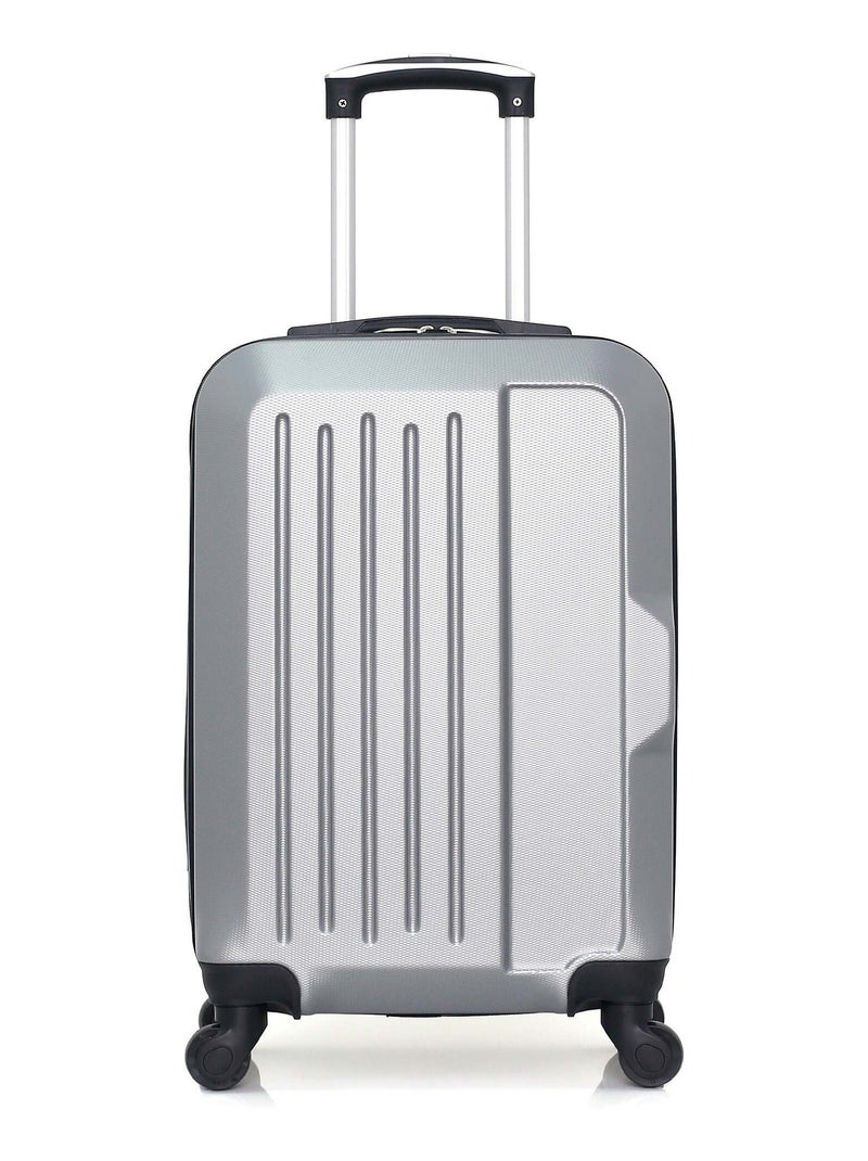 HERO - Valise Cabine VESUVIO 55 cm 4 Roues Gris - Kiabi