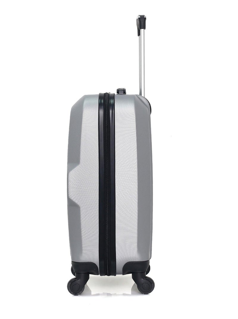 HERO - Valise Cabine VESUVIO 55 cm 4 Roues Gris - Kiabi