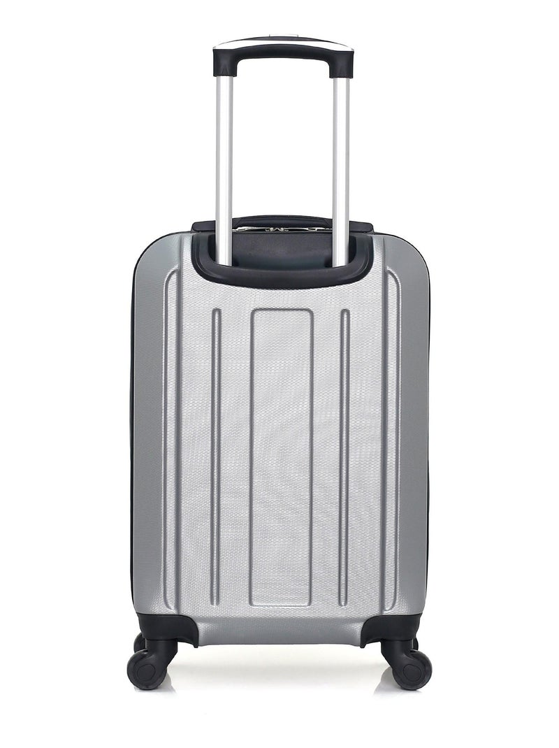HERO - Valise Cabine VESUVIO 55 cm 4 Roues Gris - Kiabi