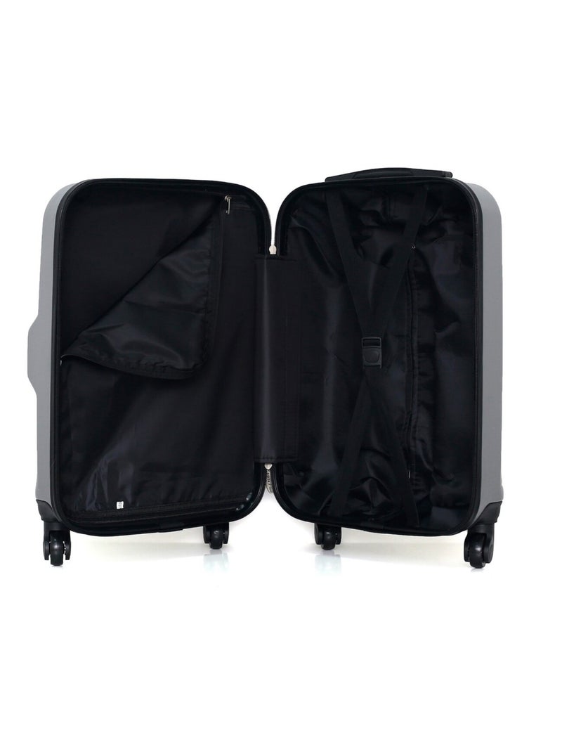 HERO - Valise Cabine VESUVIO 55 cm 4 Roues Gris - Kiabi