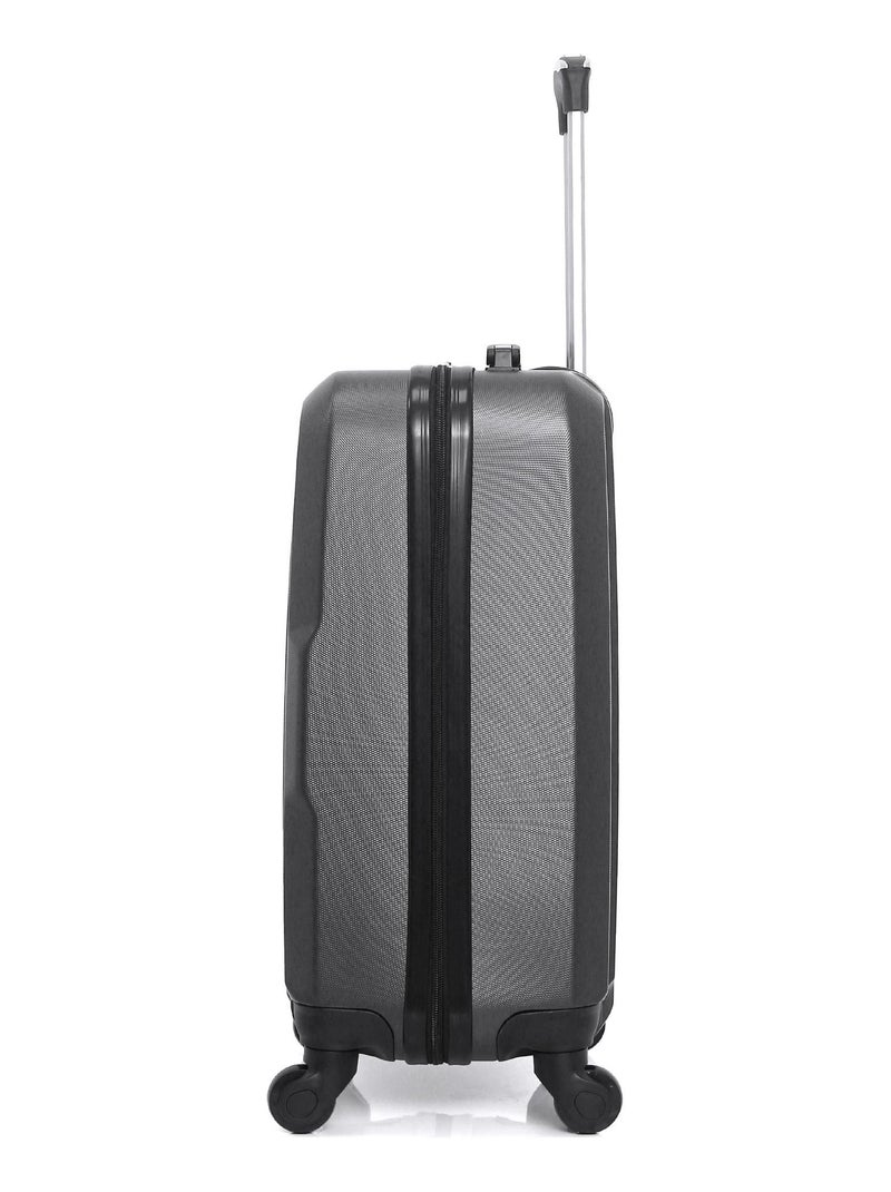 HERO - Valise Cabine VESUVIO 55 cm 4 Roues Gris foncé - Kiabi