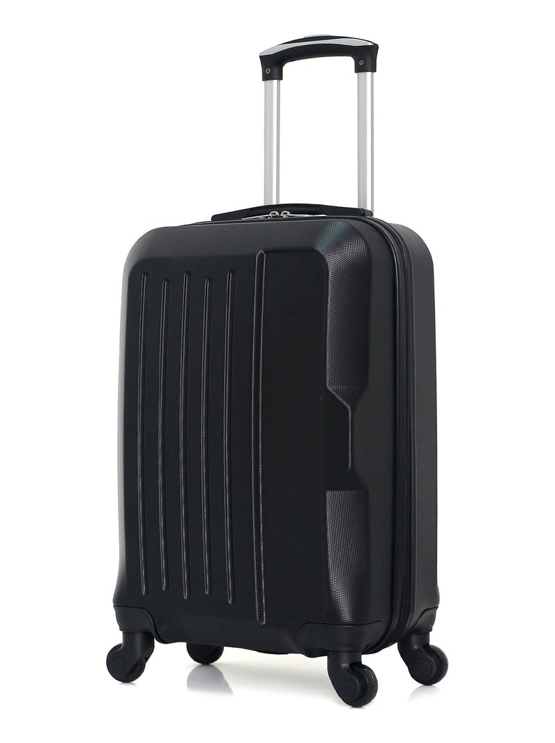 HERO - Valise Cabine VESUVIO 55 cm 4 Roues Noir - Kiabi