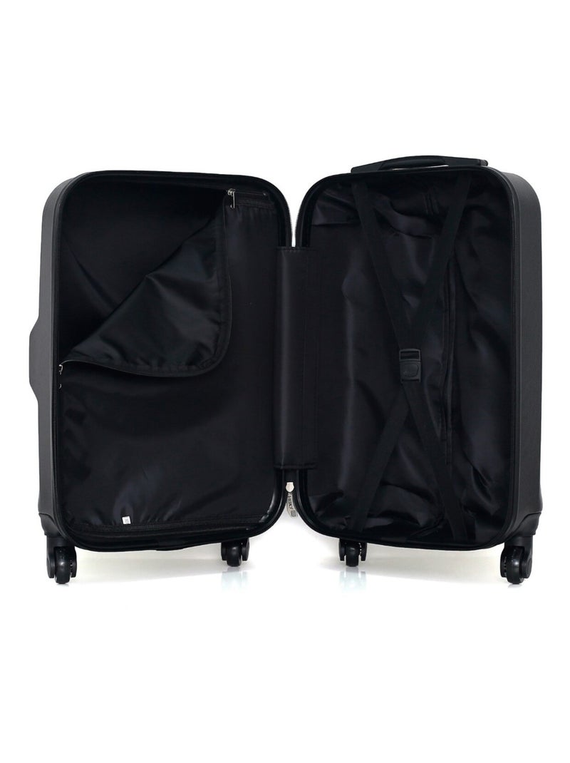 HERO - Valise Cabine VESUVIO 55 cm 4 Roues Noir - Kiabi