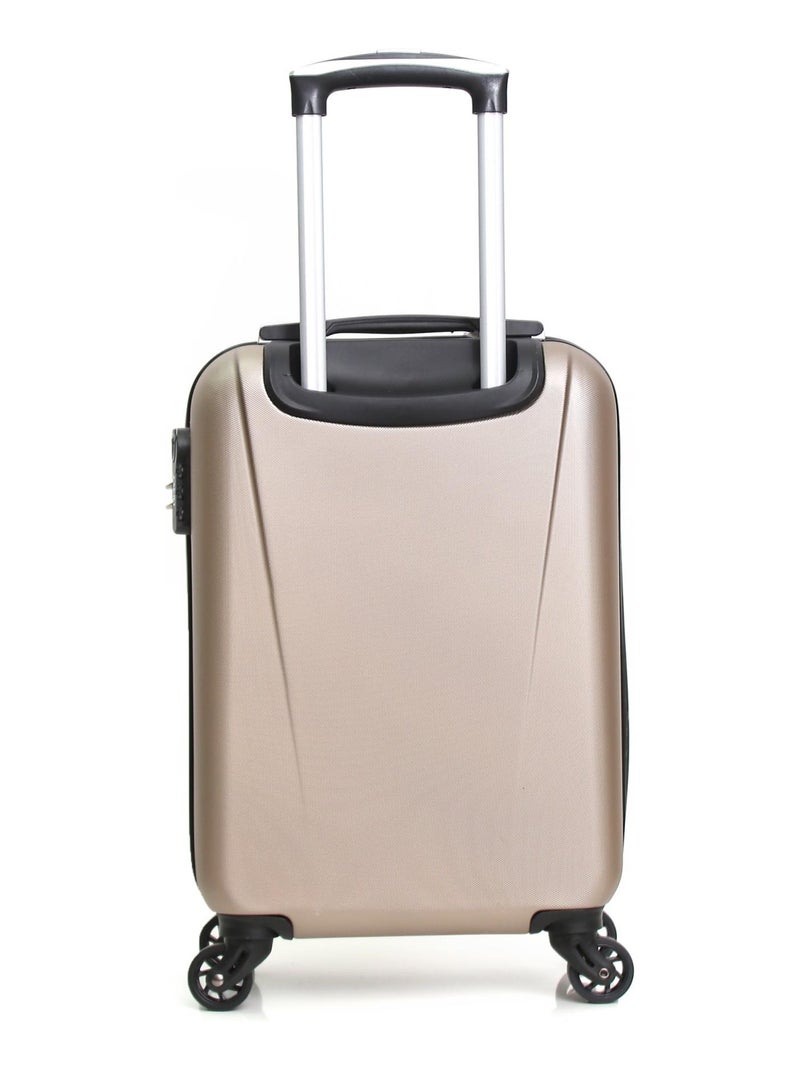 HERO - Valise Cabine XS EVEREST-E 50 cm 4 Roues Beige - Kiabi