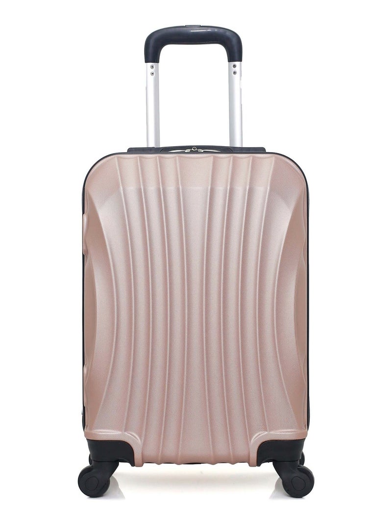 HERO - Valise Cabine XS MOSCOU-E 50 cm 4 Roues Rose clair - Kiabi