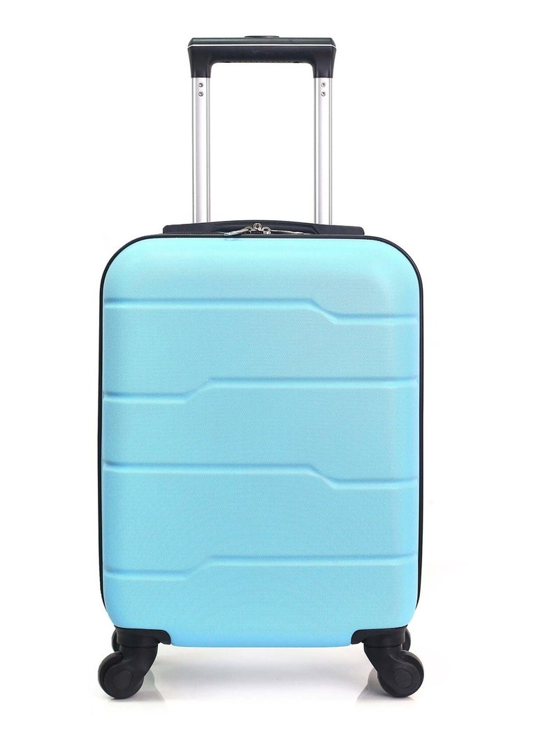 HERO - Valise Cabine XS SANTIAGO-E 50 cm 4 Roues Bleu lagon - Kiabi