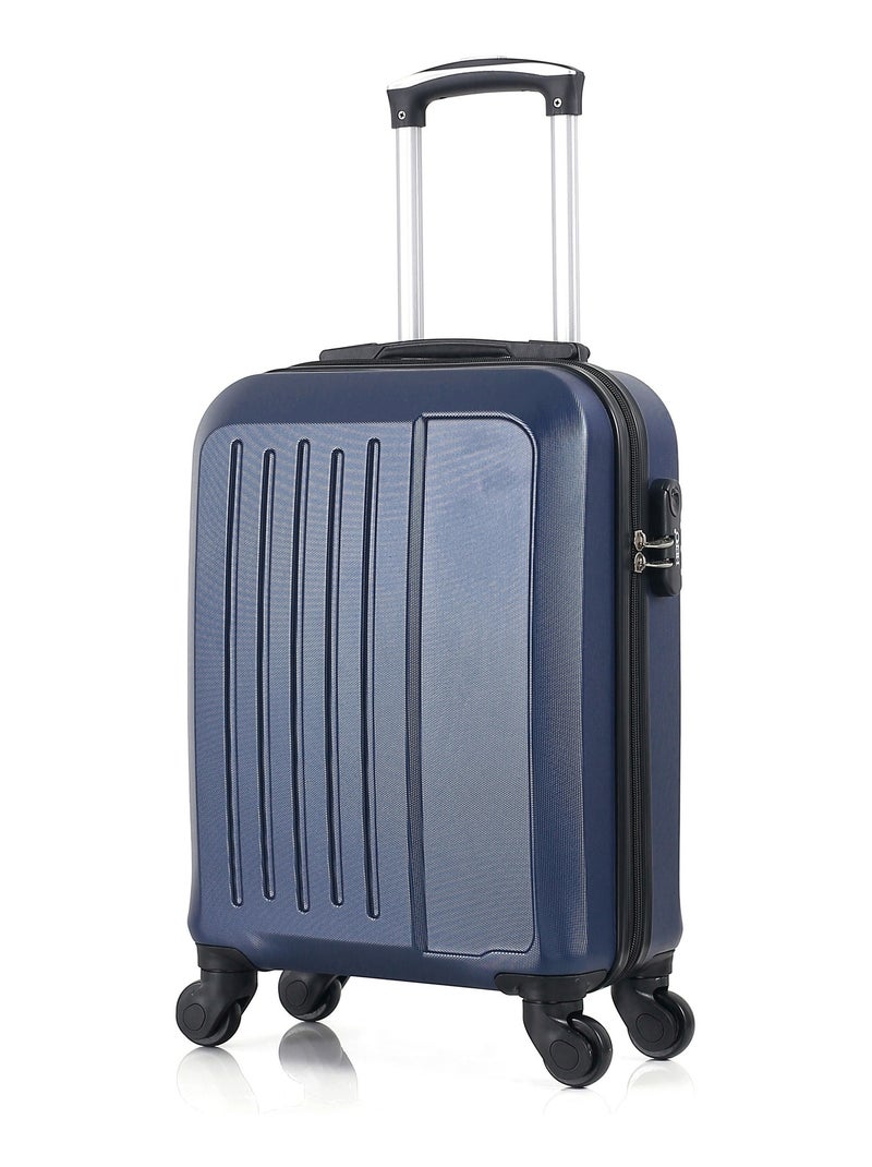 HERO - Valise Cabine XS VESUVIO-E 50 cm 4 Roues Bleu Bleu marine - Kiabi
