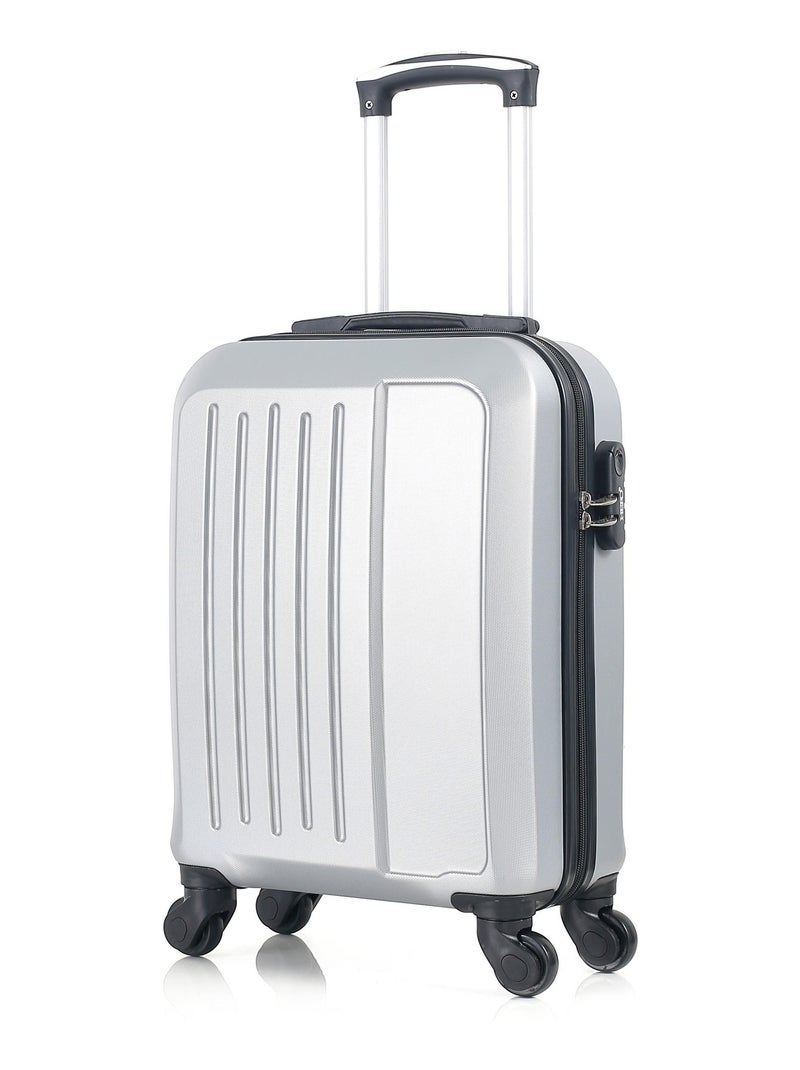 HERO - Valise Cabine XS VESUVIO-E 50 cm 4 Roues Gris - Kiabi