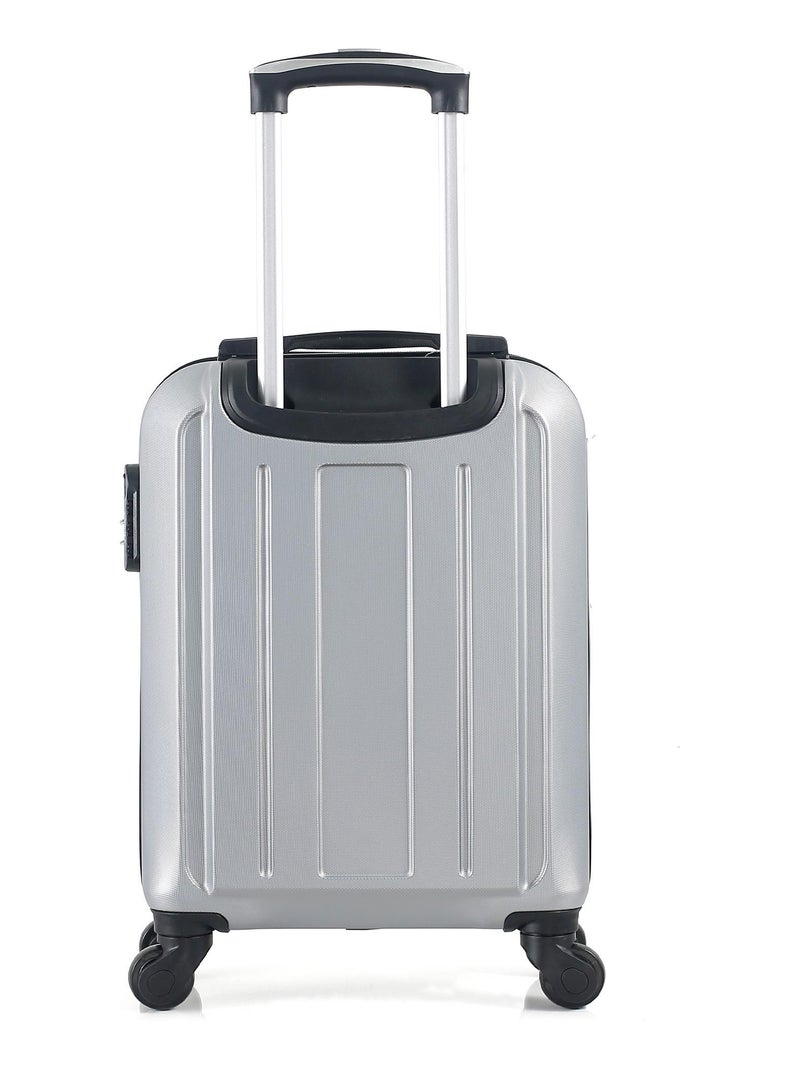 HERO - Valise Cabine XS VESUVIO-E 50 cm 4 Roues Gris - Kiabi