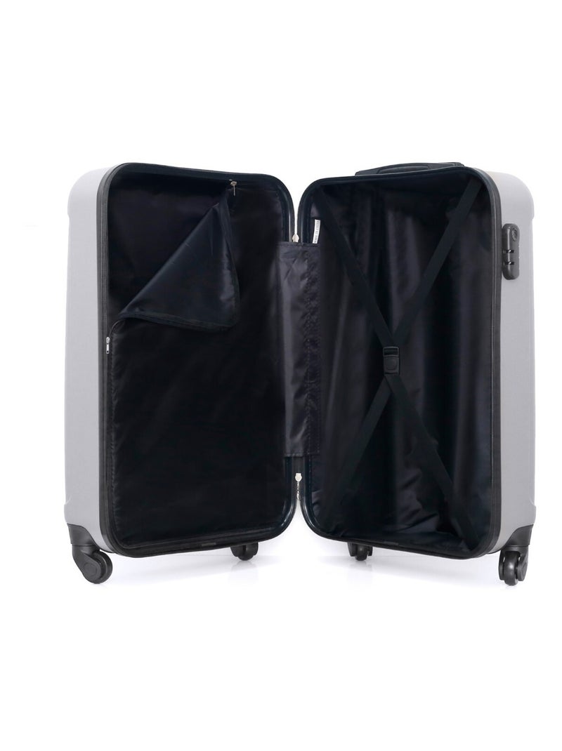HERO - Valise Cabine XS VESUVIO-E 50 cm 4 Roues Gris - Kiabi