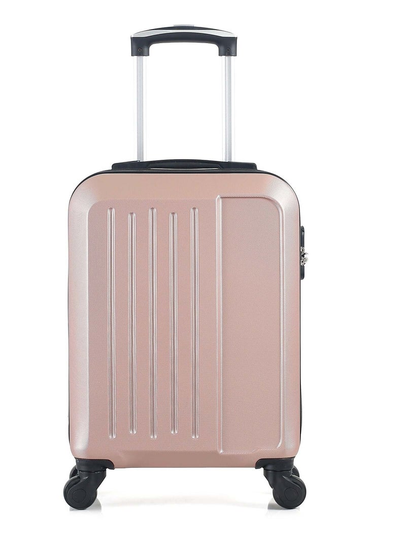 HERO - Valise Cabine XS VESUVIO-E 50 cm 4 Roues Rose clair - Kiabi