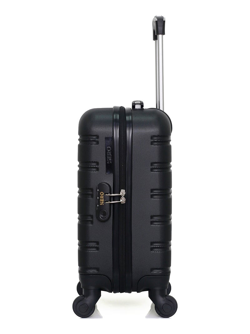 HERO - Valise Cabine XXS ABS RENOSO 46 cm 4 Roues Noir - Kiabi