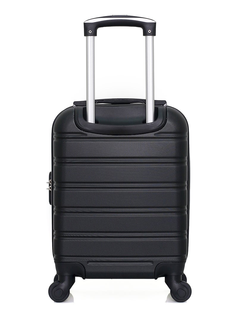 HERO - Valise Cabine XXS ABS RENOSO 46 cm 4 Roues Noir - Kiabi