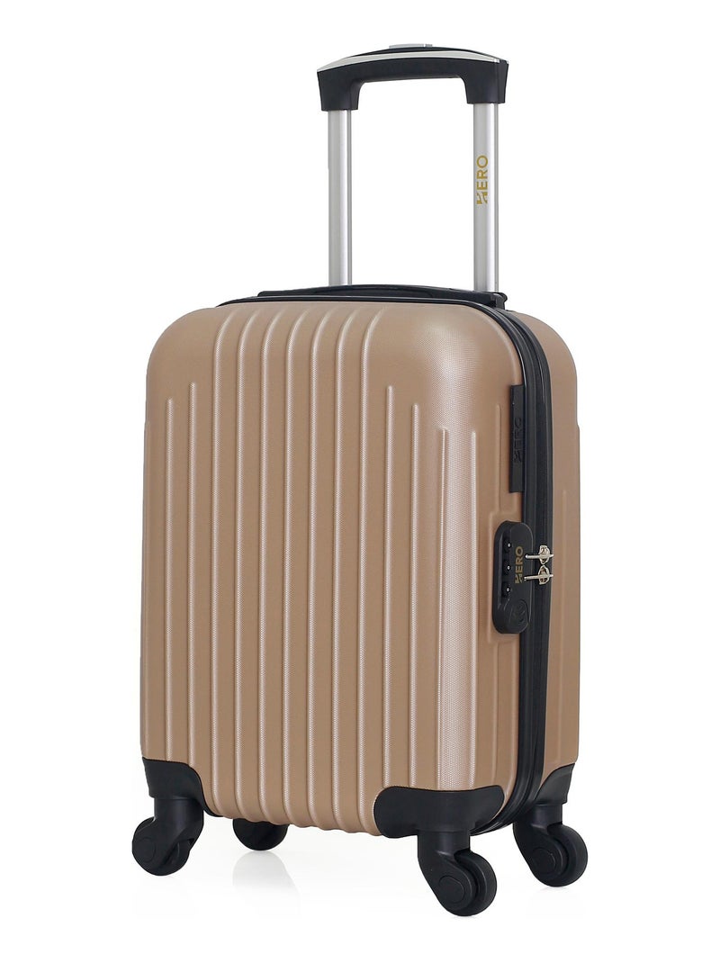 HERO - Valise Cabine XXS CARPATES 46 cm 4 Roues Beige - Kiabi