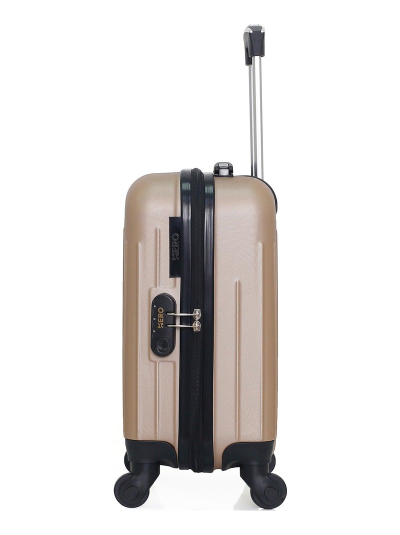 HERO - Valise Cabine XXS CARPATES 46 cm 4 Roues Beige - Kiabi