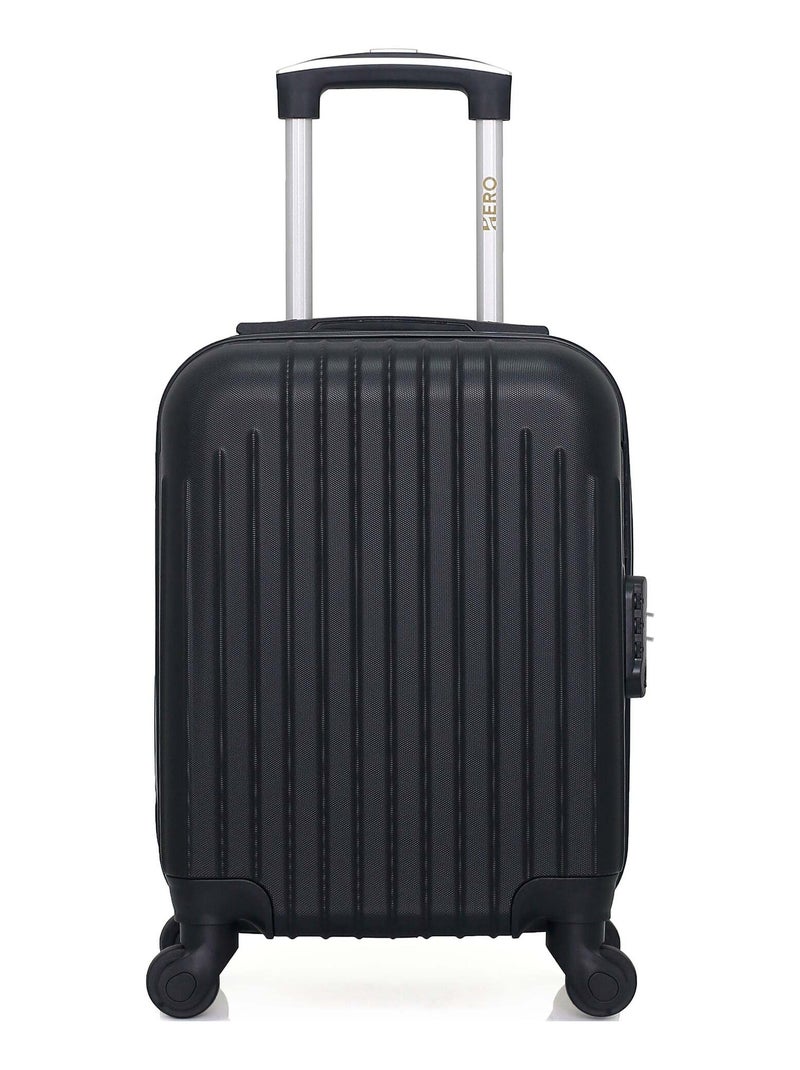 HERO - Valise Cabine XXS CARPATES 46 cm 4 Roues Noir - Kiabi