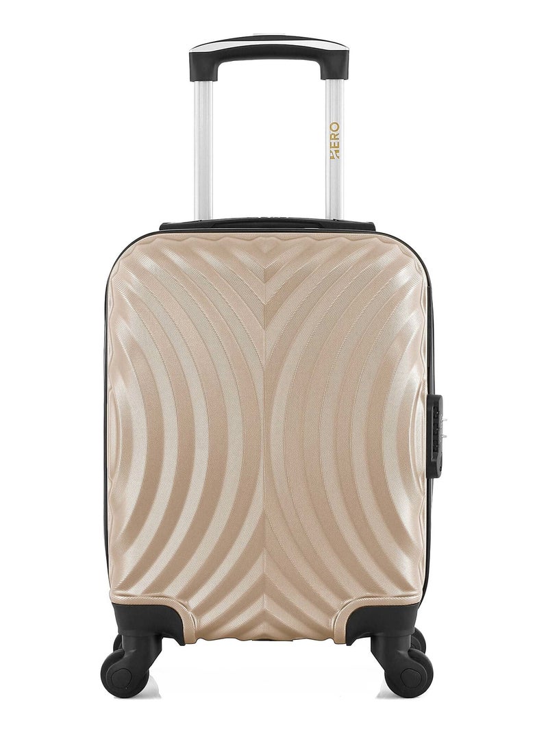 HERO - Valise Cabine XXS LAGOS 46 cm 4 Roues Beige - Kiabi