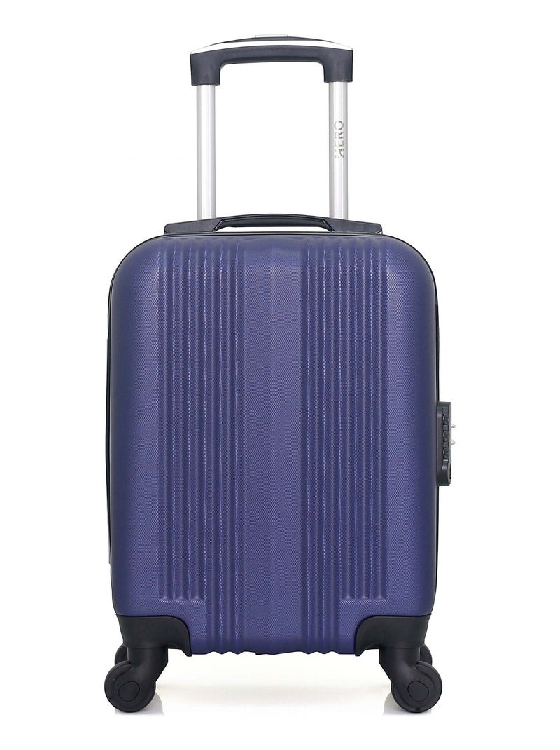 HERO - Valise Cabine XXS LIPARI 46 cm 4 Roues Bleu marine - Kiabi