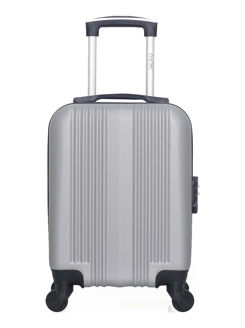 HERO - Valise Cabine XXS LIPARI 46 cm 4 Roues Gris - Kiabi