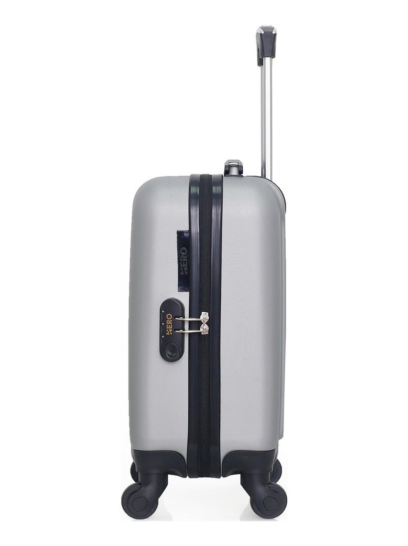 HERO - Valise Cabine XXS LIPARI 46 cm 4 Roues Gris - Kiabi