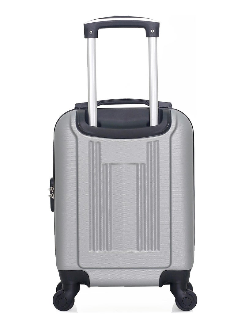 HERO - Valise Cabine XXS LIPARI 46 cm 4 Roues Gris - Kiabi