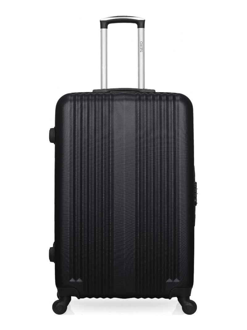 HERO - Valise Grand Format ABS LIPARI  75 cm 4 Roues Noir - Kiabi