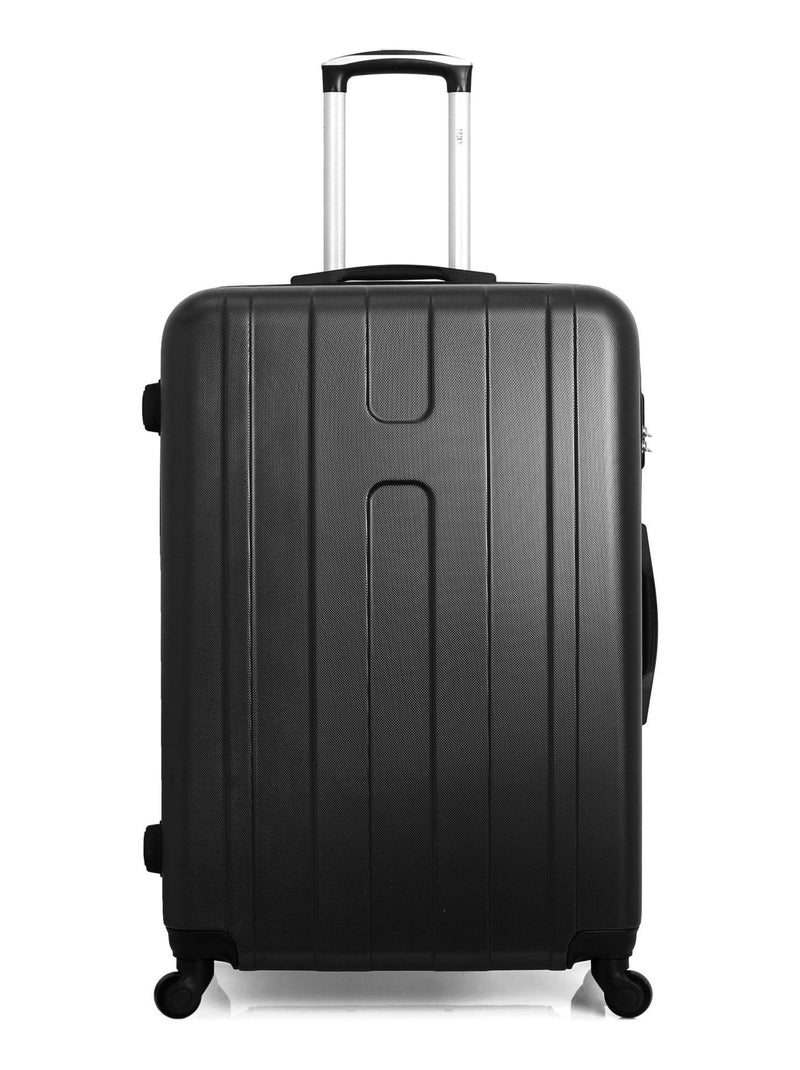 HERO - Valise Grand Format ATLANTA 75 cm 4 Roues Noir - Kiabi